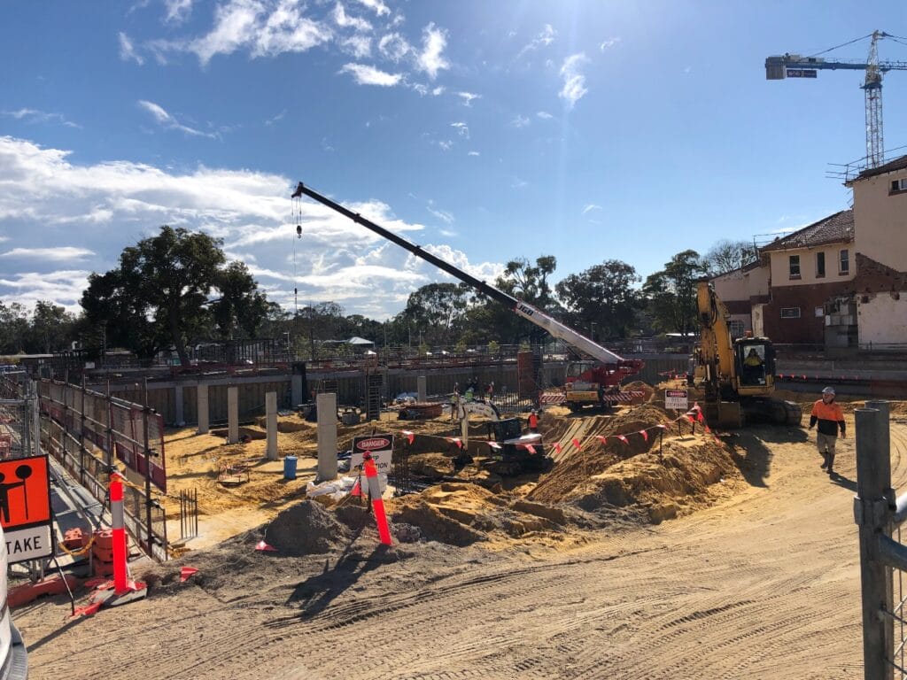 Construction works are progressing at Victoria House