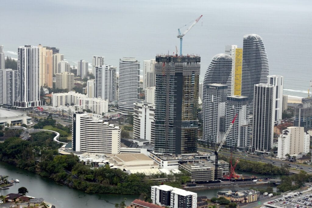 The Star Residences site on the Gold Coast