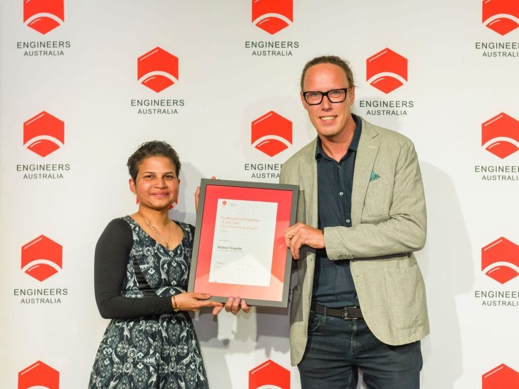 Introducing the 2022 WA Professional Engineer of the Year – Matteo Tirapelle