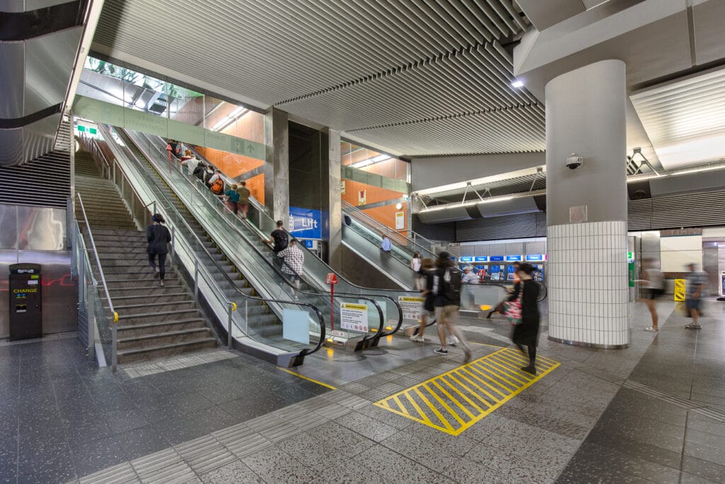 New Escalators for the Perth Underground Train Station