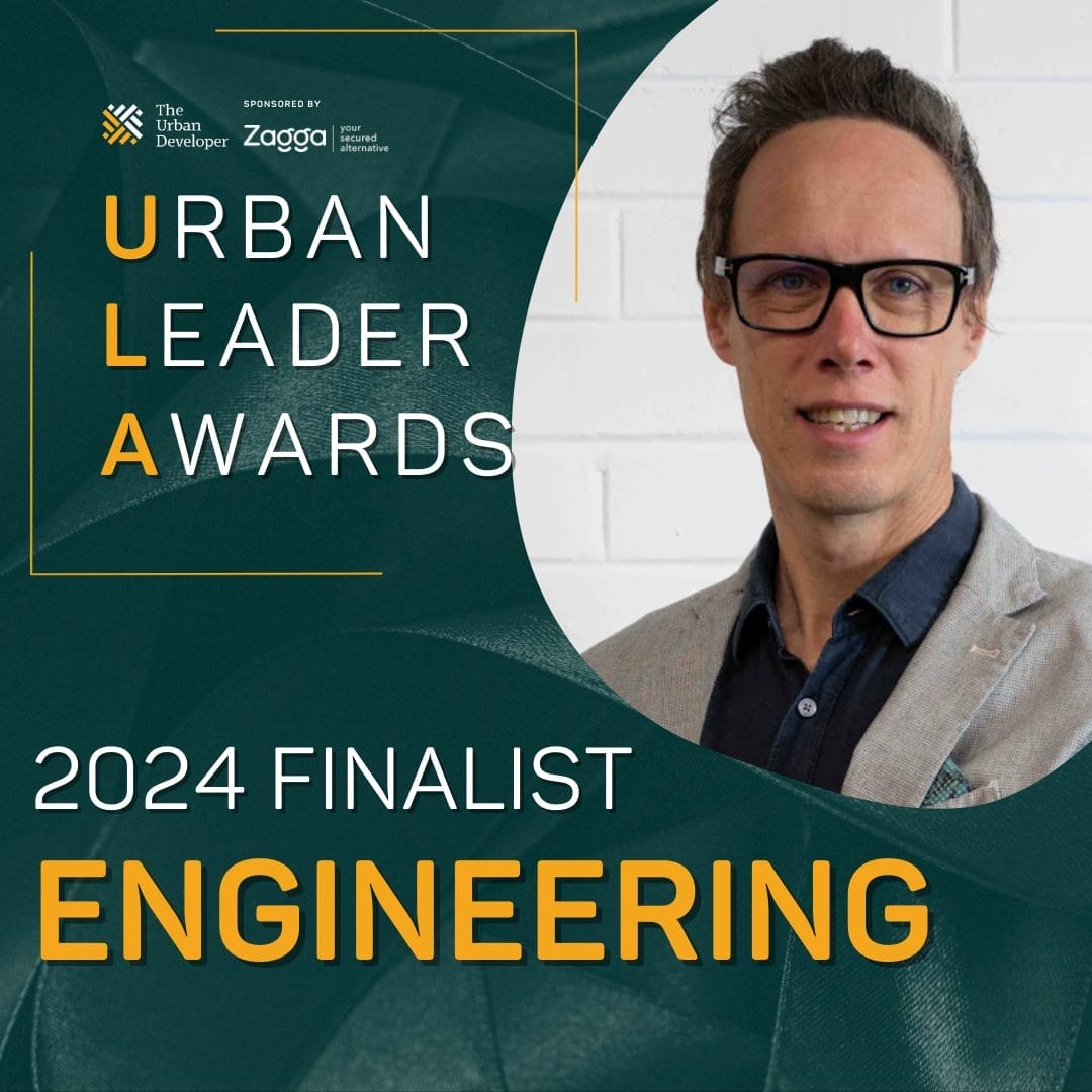 Matteo Tirapelle named finalist in the Urban Developer’s Urban Leader awards