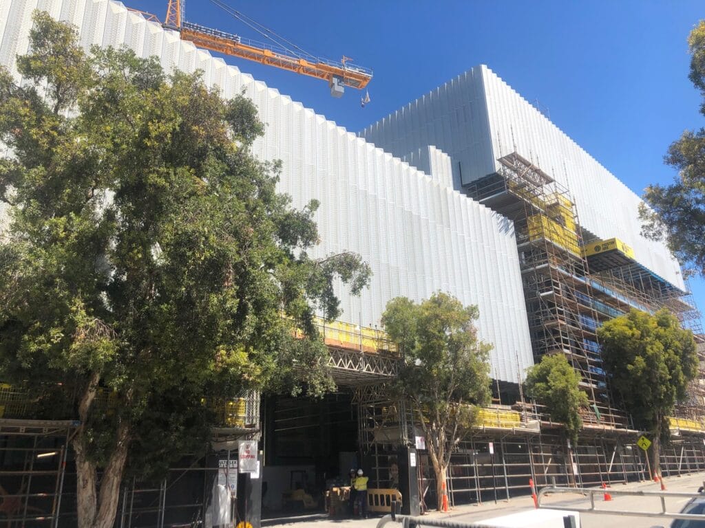 Construction continues at the WA Museum