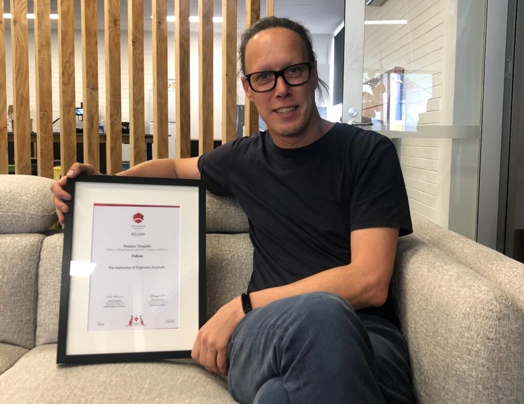 Matteo Tirapelle: Fellow of Engineers Australia